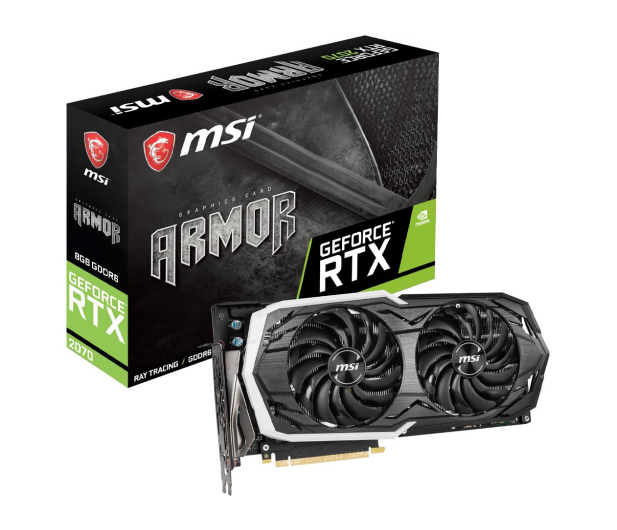 MSI GeForce RTX 2070 ARMOR 8GB GDDR6